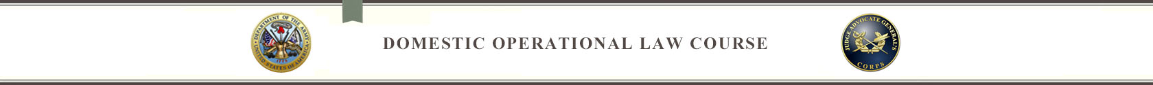 Domestic Operational Law Course Banner